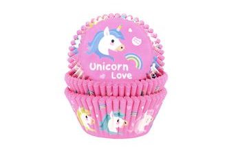 Cukrářské pečící košíčky Jednorožec - Unicorn Love - 50 ks