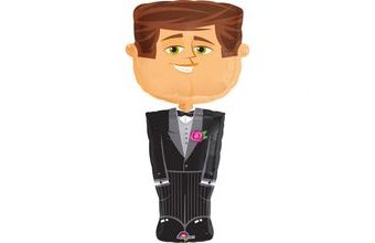 Ženich balónek fóliový chodící 127 cm x 66 cm