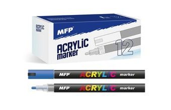 akrylový popisovač 4mm - modrý tmavý 6410828