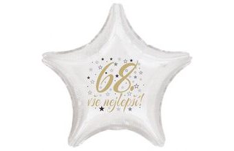 68. narozeniny balónek hvězda