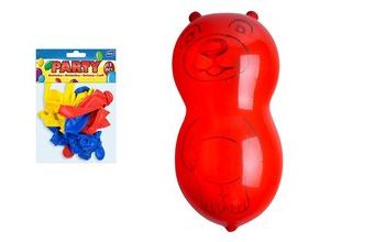 balónek nafukovací 12ks sáček standard medvěd 8000144