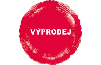 Balónek fóliový červený VÝPRODEJ