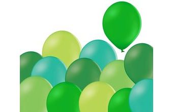 Mix zelených balónků 100 kusů