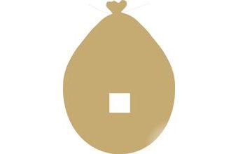 Balónek znak tečka zlatý