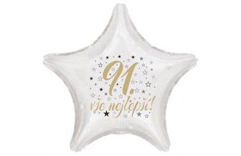 91. narozeniny balónek hvězda