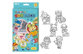 Barvy na sklo sada 6 ks 6422 10,5 ml + 6 sklíček PROFESE