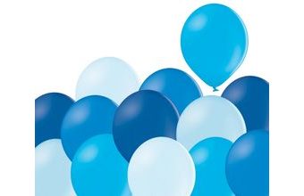 Mix modrých balónků 100 kusů