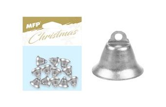 zvonečky 1,7cm/12ks stříbrné 8882341