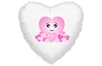 Balónek srdíčko Miluji Tě, láska