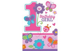 Pozvánky na 1. narozeniny holka 8 ks