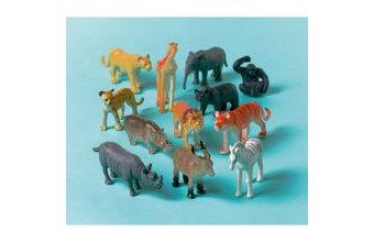 Zvířátka safari plastové 12 ks