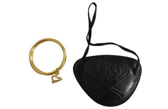 PÁSKA NA OKO A NÁUŠNICE PIRÁTA