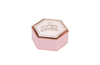 Team Bride krabička 9 cm x 3,5 cm Amscan