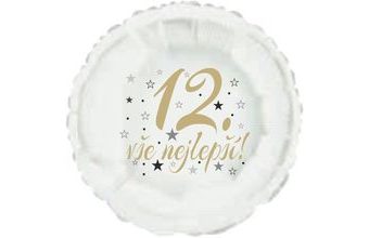 12.narozeniny balónek kruh