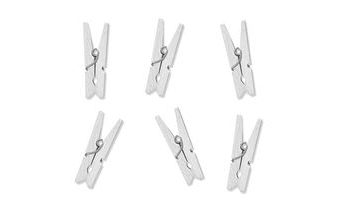 Dřevěné kolíčky bilé 20ks