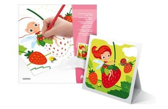 omalovánky se stojánkem Víly 7 listů 18x18cm 5300924