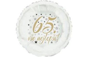 65. narozeniny balónek kruh