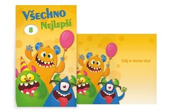 přání k narozeninám otočné, dětské M33-123 W PRANI_W_233