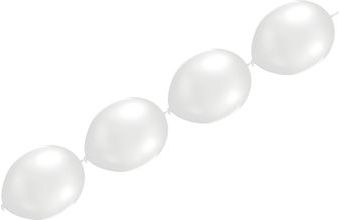 Balonky spojovací stříbrné