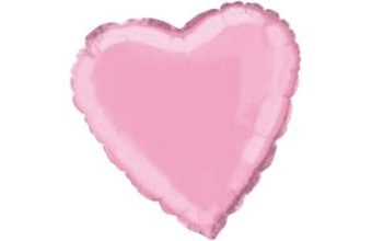 Balónek srdce PINK