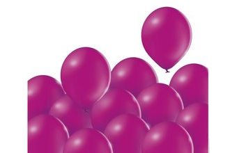 Balónky fuchsie tmavá 441 - 100 kusů