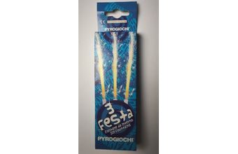 Fontána na dort bílá 3ks Pyrogiochi