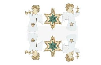 kolíček dřevěný andělé 6ks/4,8cm CJ-20S189B-1 8886251