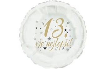 13.narozeniny balónek kruh