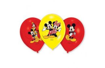 Mickey Mouse balonky 6ks 27,5cm