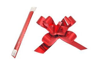 stahovací stuha červená metal 2/50 5660091