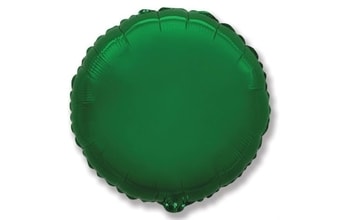 Balón foliový 45 cm Kulatý zelený