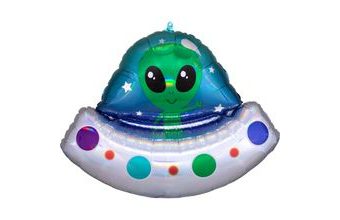 Mimozemšťan balónek 71 cm x 53 cm