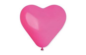 Balón Srdce růžové 25 cm - 1 ks