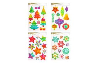 okenní fólie vánoce glitr VA024 20x30cm 8886077