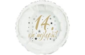 14.narozeniny balónek kruh