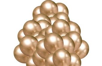 Chromové balónky zlaté 50 ks 30 cm