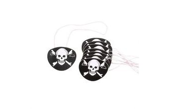 Pirátská páska na oko 12 ks