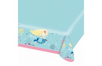 Mořská panna ubrus papírový 115 cm x 175 cm