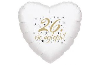 26. narozeniny balónek srdce