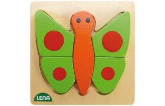 Dřevěné puzzle, motýl