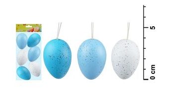 vajíčka plast 6cm/6ks S170140B 2221246