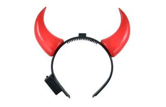 Čertí rohy svítící - Vánoce