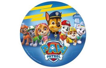 Jedlý papír Paw patrol - tlapková patrola všichni přátelé 20 cm