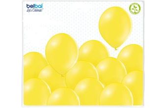 Balónky žluté 006 - 100 kusů
