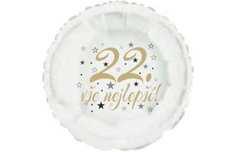 22. narozeniny balónek kruh