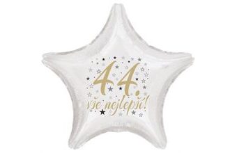44. narozeniny balónek hvězda