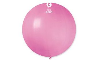 Balón latex 80 cm - světle růžový 1 ks