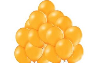 Balónky oranžové 007 - 50 kusů