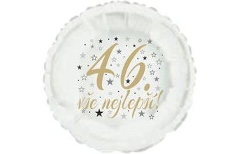 46. narozeniny balónek kruh