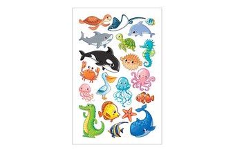 Tetovací obtisky 16008 8,5 x 13 cm, mořský svět